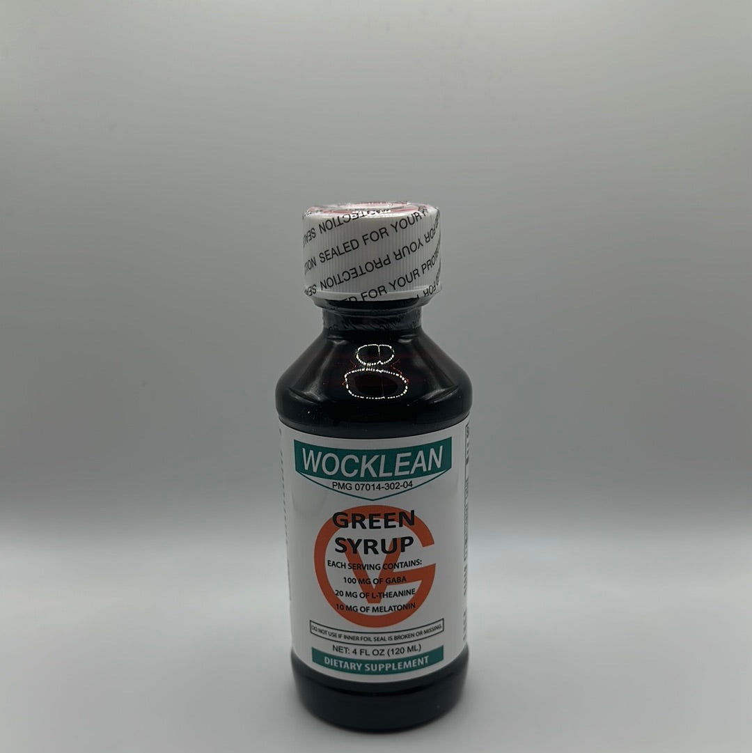 Wocklean Green Syrup 4oz