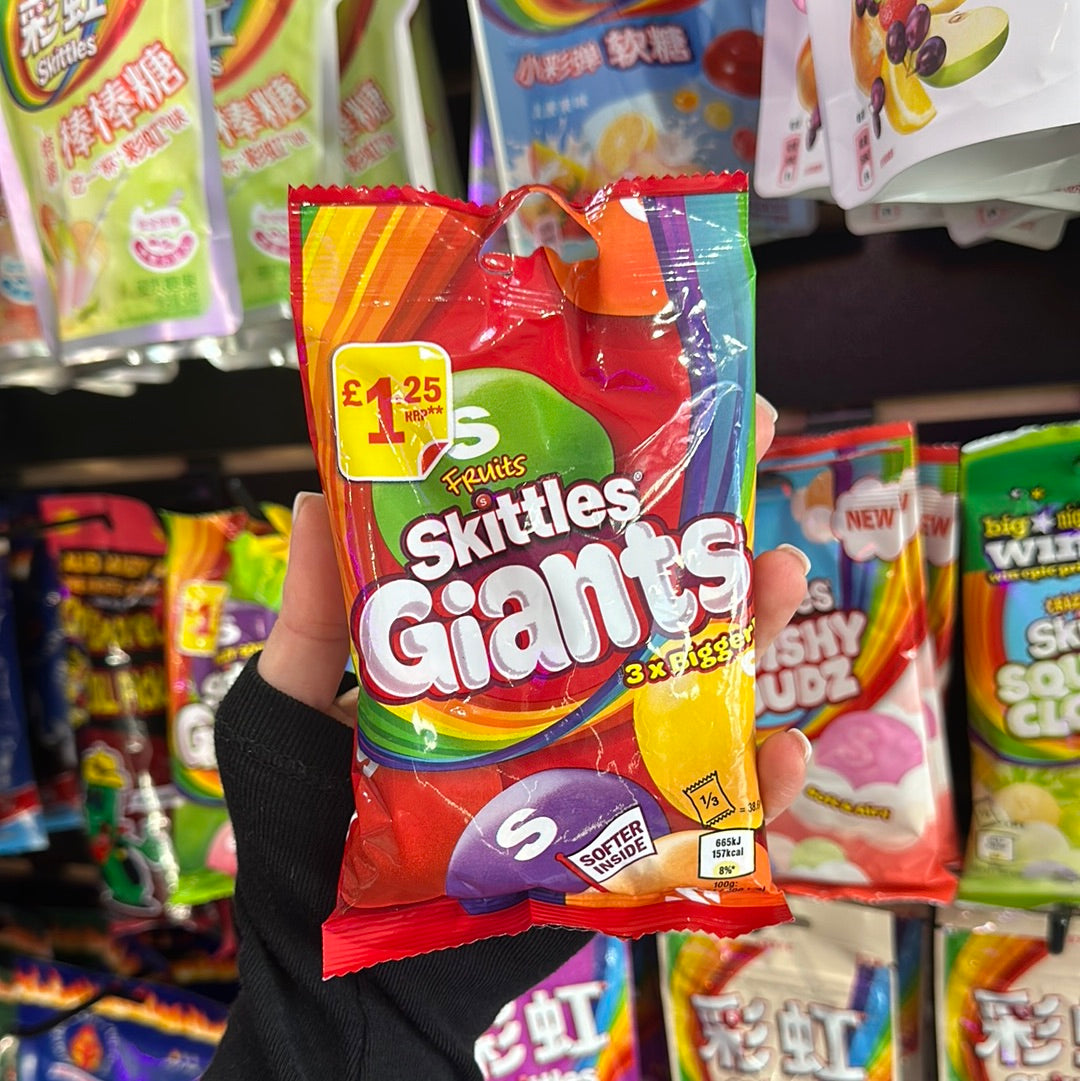 Skittles Giants 3X Bigger Fruits