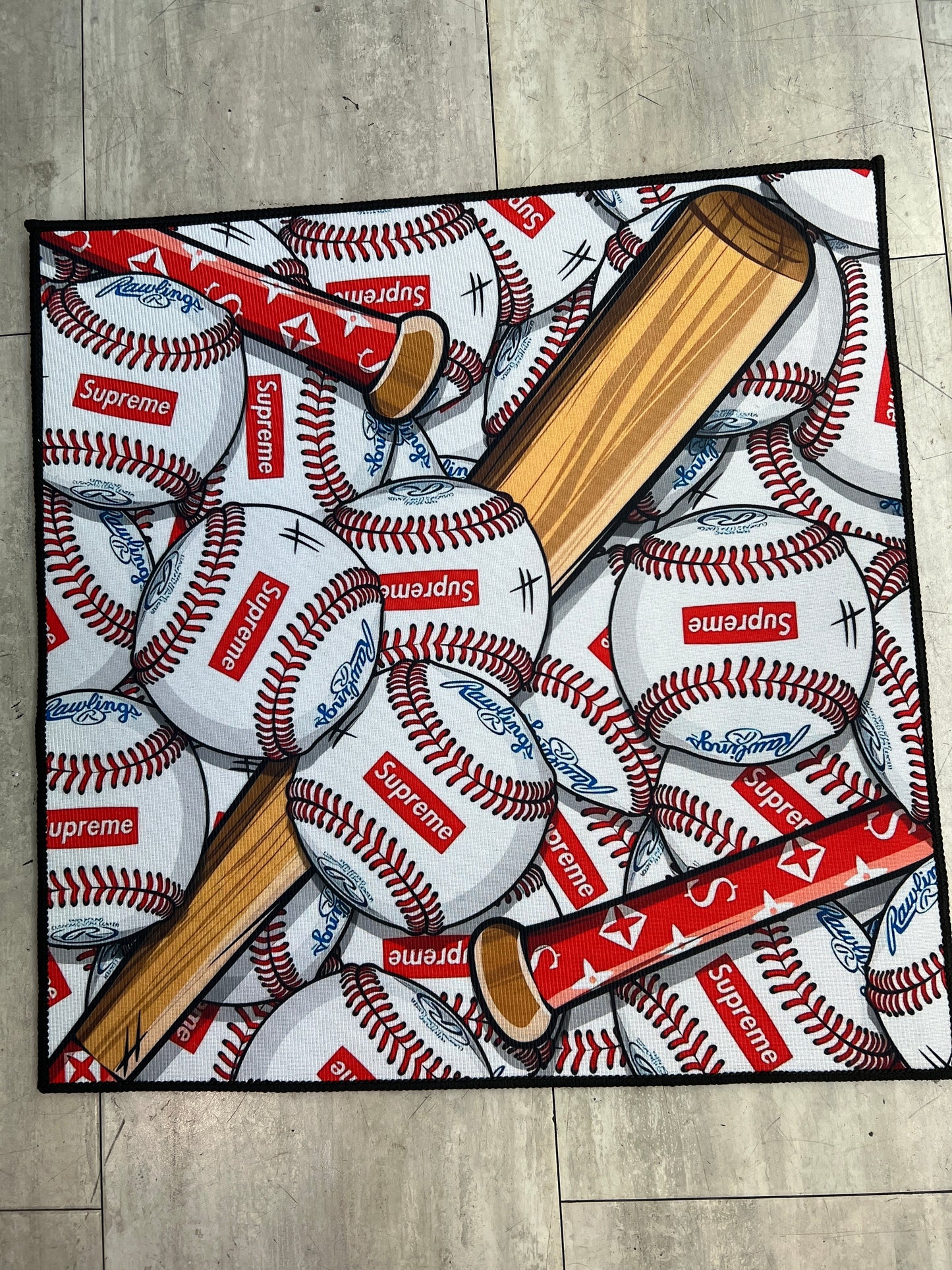 Supreme Baseball Rug