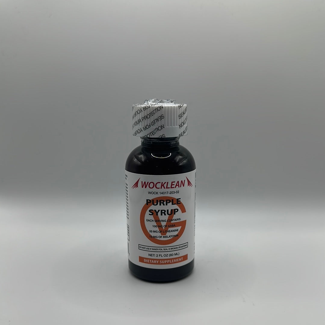 Wocklean purple syrup 2oz