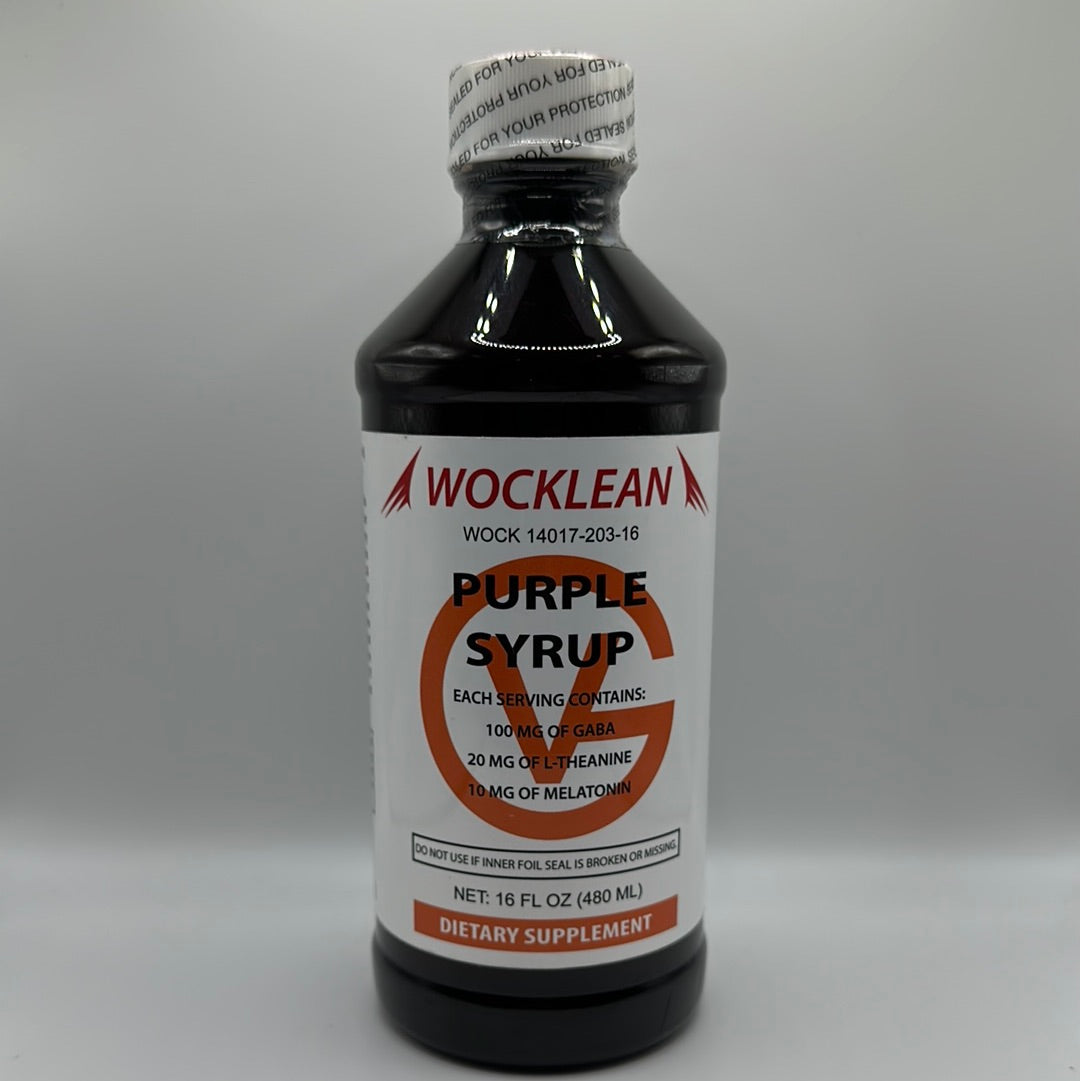 Wocklean purple syrup 16oz