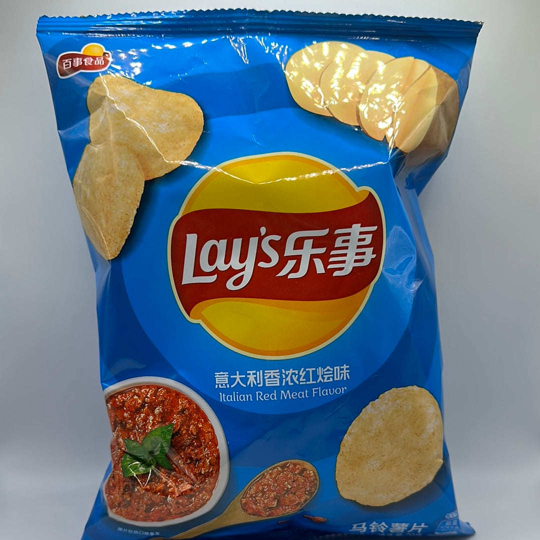 Lays Italian red meat