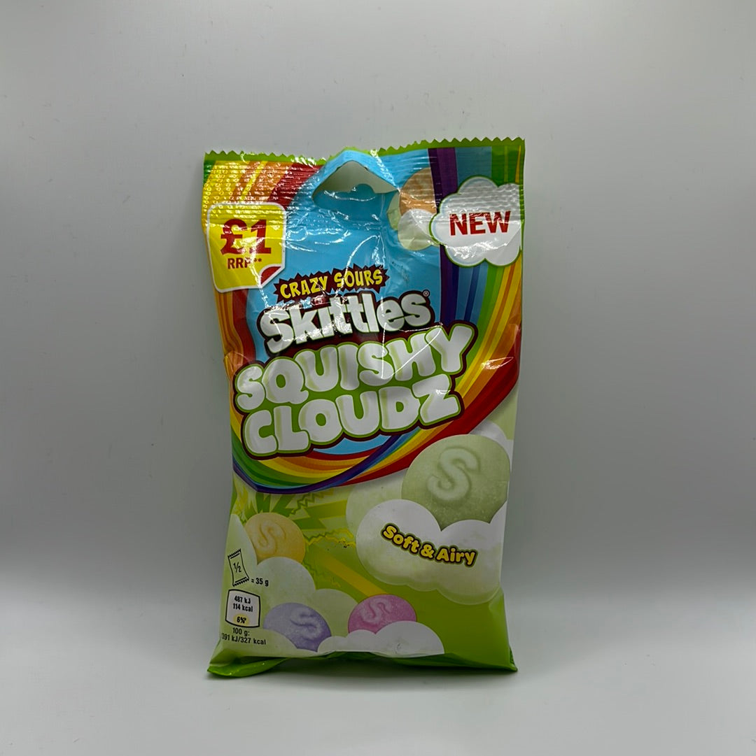 Skittles squishy cloudz crazy sour